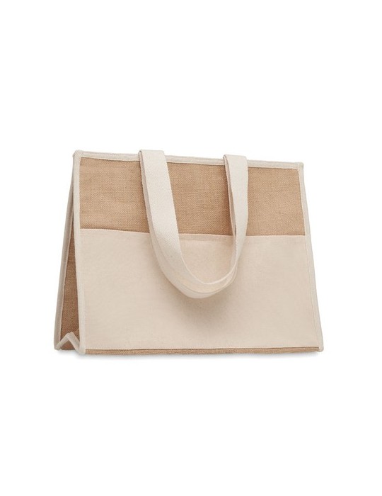 Sac shopping  en jute | Personnalisée pas cher CAMPO DE GELI