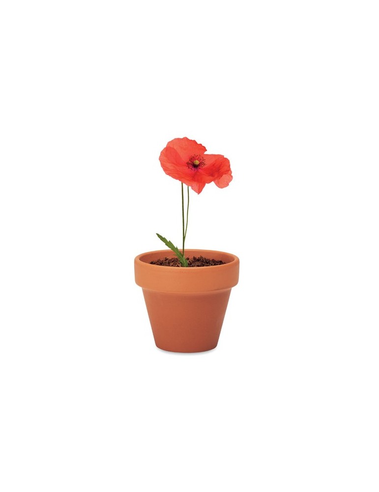 Pot graines de coquelicot  et pratique | Personnalisée pas cher