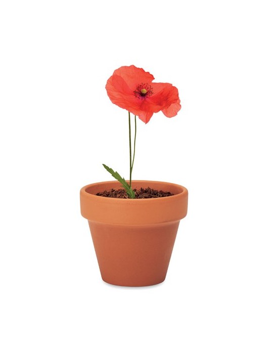 Pot graines de coquelicot  et pratique | Personnalisée pas cher