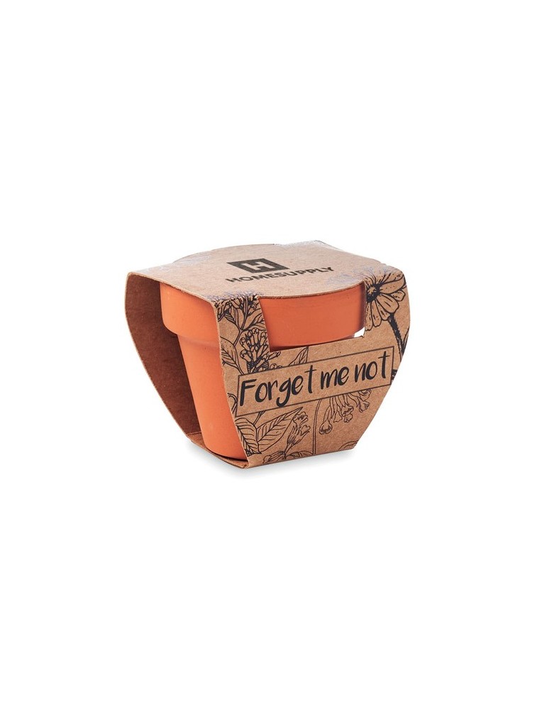 Pot myosotis  et personnalisé | Objets publicitaires