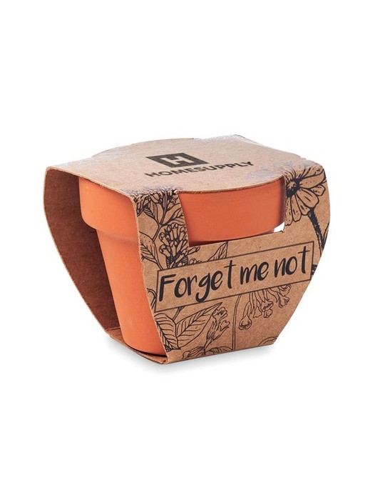 Pot myosotis  et personnalisé | Objets publicitaires