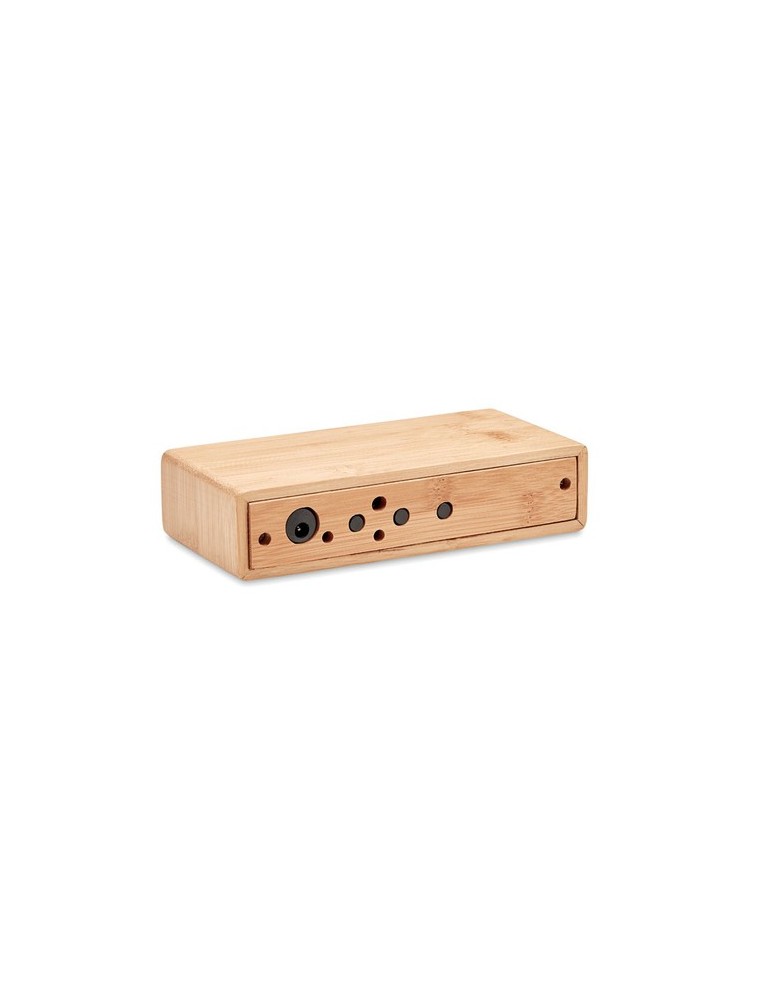 Chargeur sans fil  en bambou | Objets publicitaires MORO