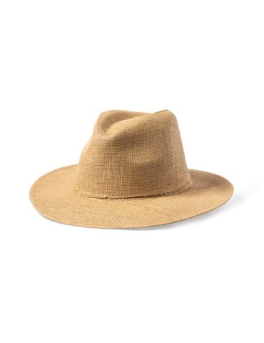 Chapeau publicitaire en Paille de Papier Mulins Couleurs : Marron