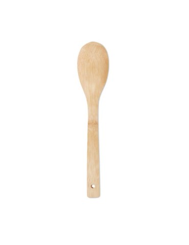 Cuillère à salade personnalisée en bambou - Objet publicitaire 2