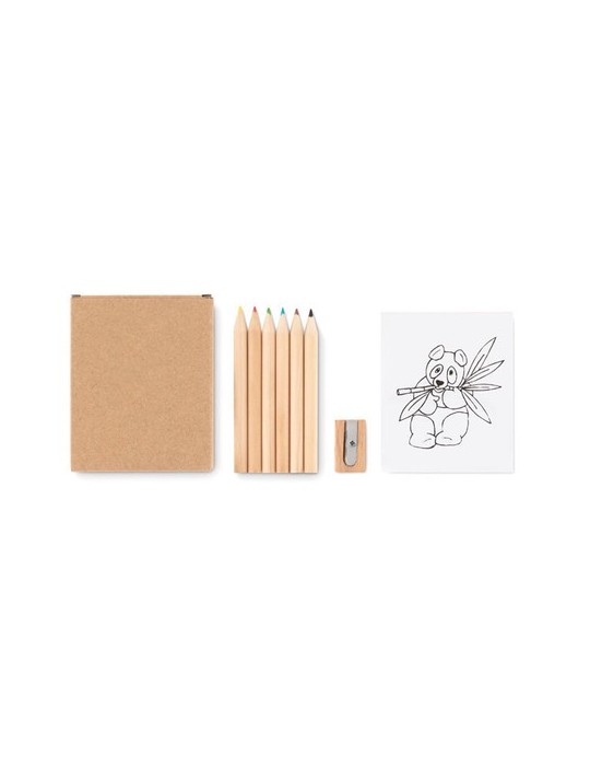 Set de Coloriage Personnalisé - LITTLE VANGOGH