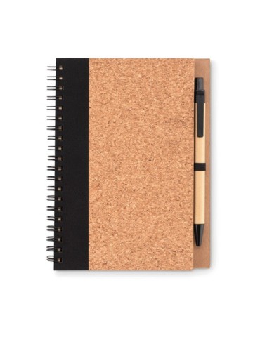 Carnet en Liège Durable avec Stylo Personnalisé - SONORA PLUSCORK