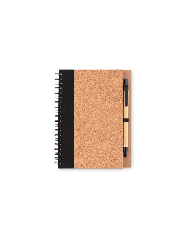 Carnet en Liège Durable avec Stylo Personnalisé - SONORA PLUSCORK