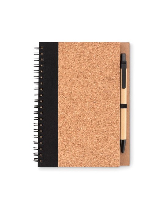 Carnet en Liège Durable avec Stylo Personnalisé - SONORA PLUSCORK