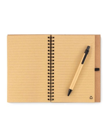 Carnet en Liège Durable avec Stylo Personnalisé - SONORA PLUSCORK 2