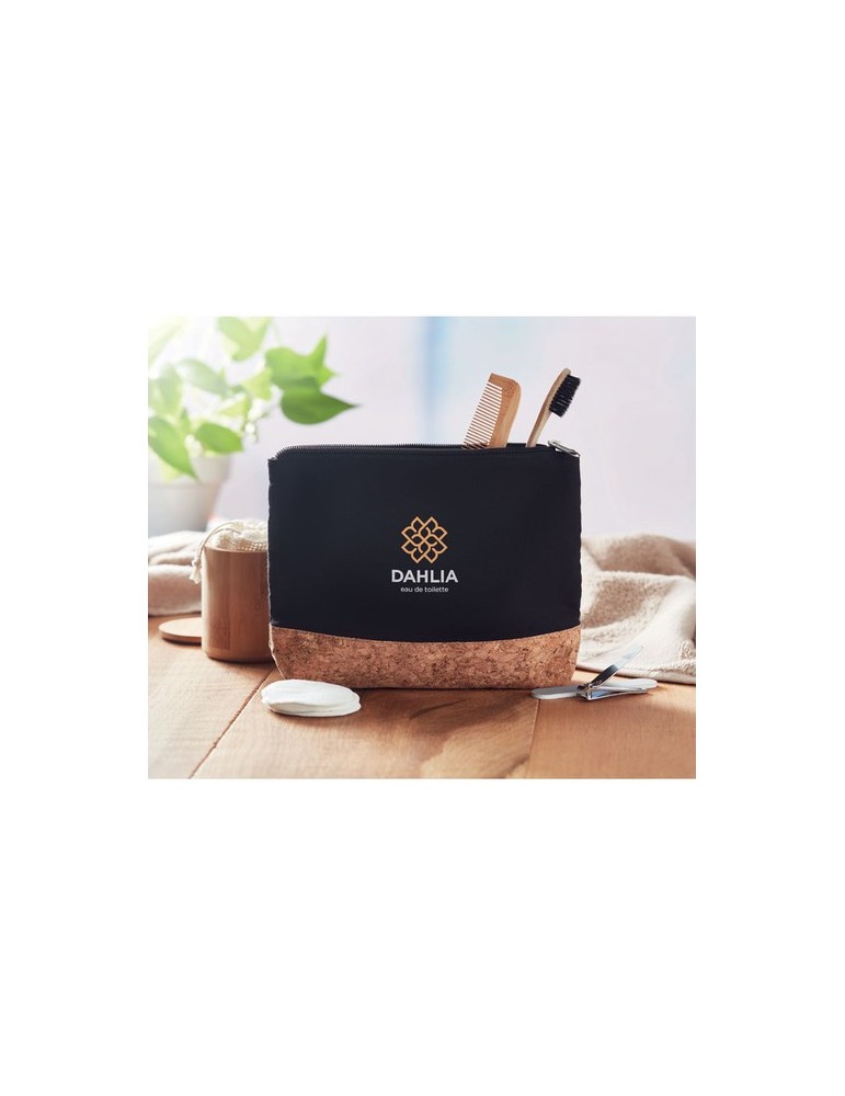 Trousse en Liège et Coton Personnalisée - PORTO BAG