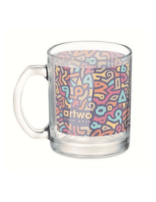 Mug en Verre à Sublimer Personnalisé 300ml