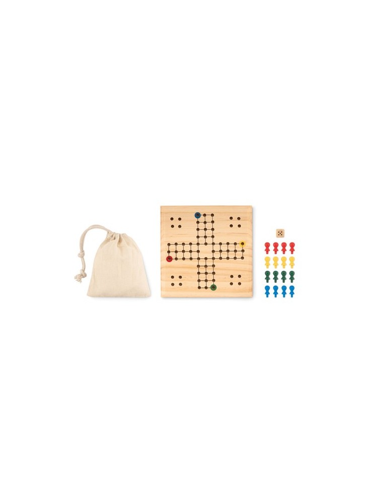 Jeu d'adresse Personnalisé Solitaire en Bois LUDO