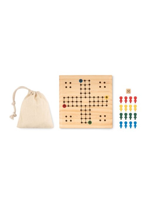 Jeu d'adresse Personnalisé Solitaire en Bois LUDO