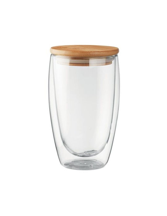 Verre Double Paroi 450 ml Personnalisé TIRANA LARGE pas cher