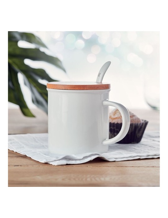 Mug Porcelaine Personnalisé Pratique et Élégant KENYA pas cher