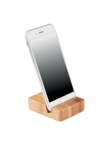 Support téléphone Personnalisé en Bambou APOYA 2