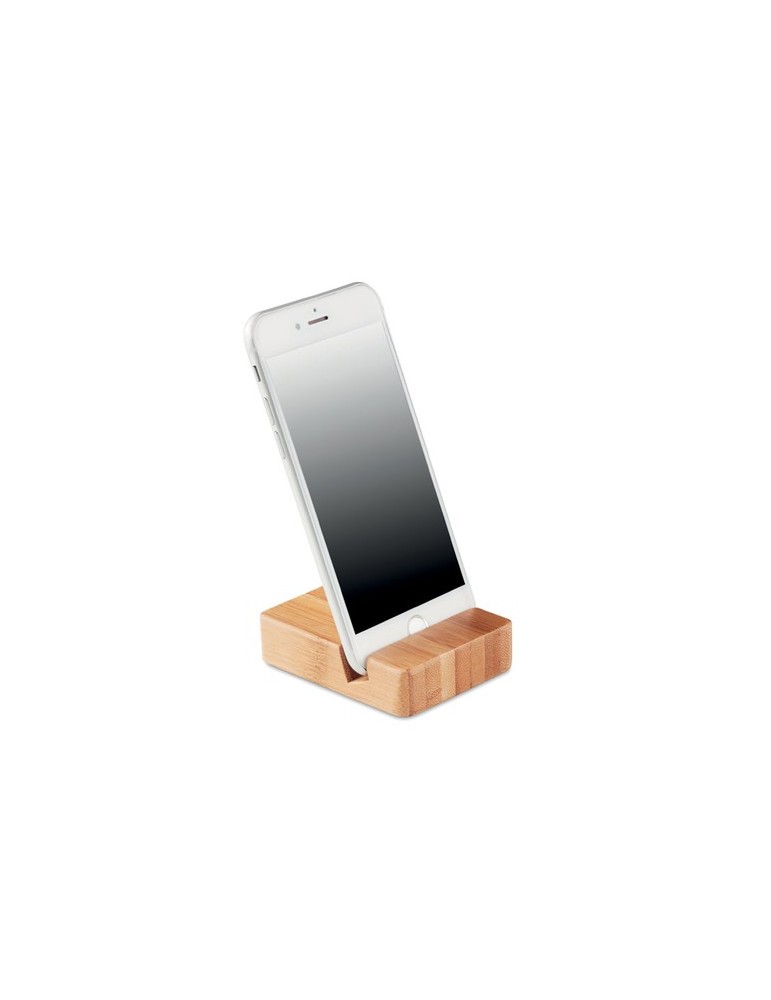 Support téléphone Personnalisé en Bambou APOYA