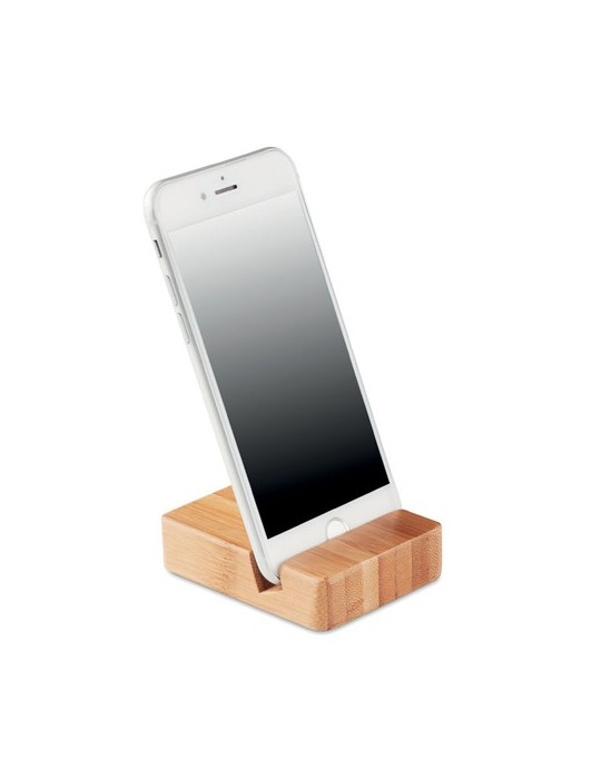 Support téléphone Personnalisé en Bambou APOYA