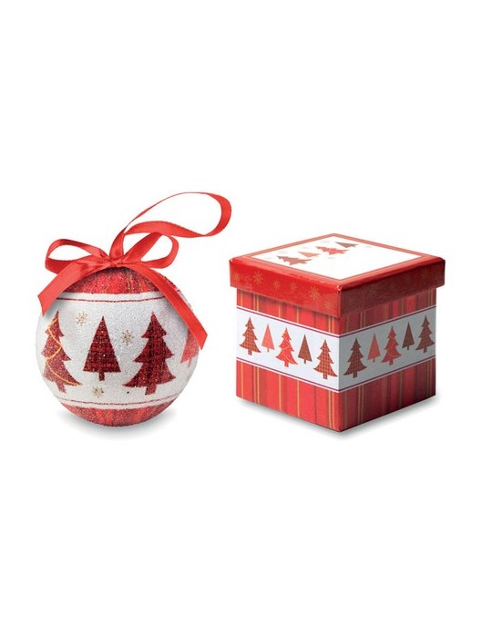 Boule de Noël Personnalisée - SNOWY Décoration Festive pas cher
