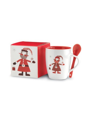 Mug avec Cuillère Personnalisé - CLAUS Cadeau Idéal pas cher 2