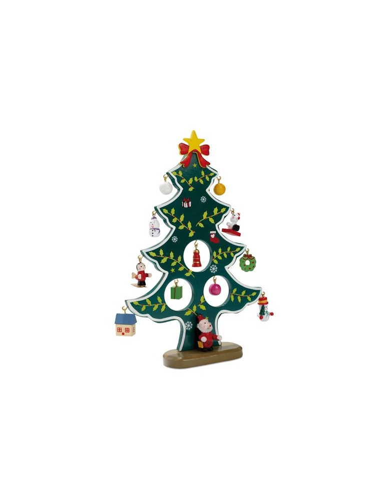 Sapin de Noël en Bois Personnalisé - WOODTREE Décoration pas cher