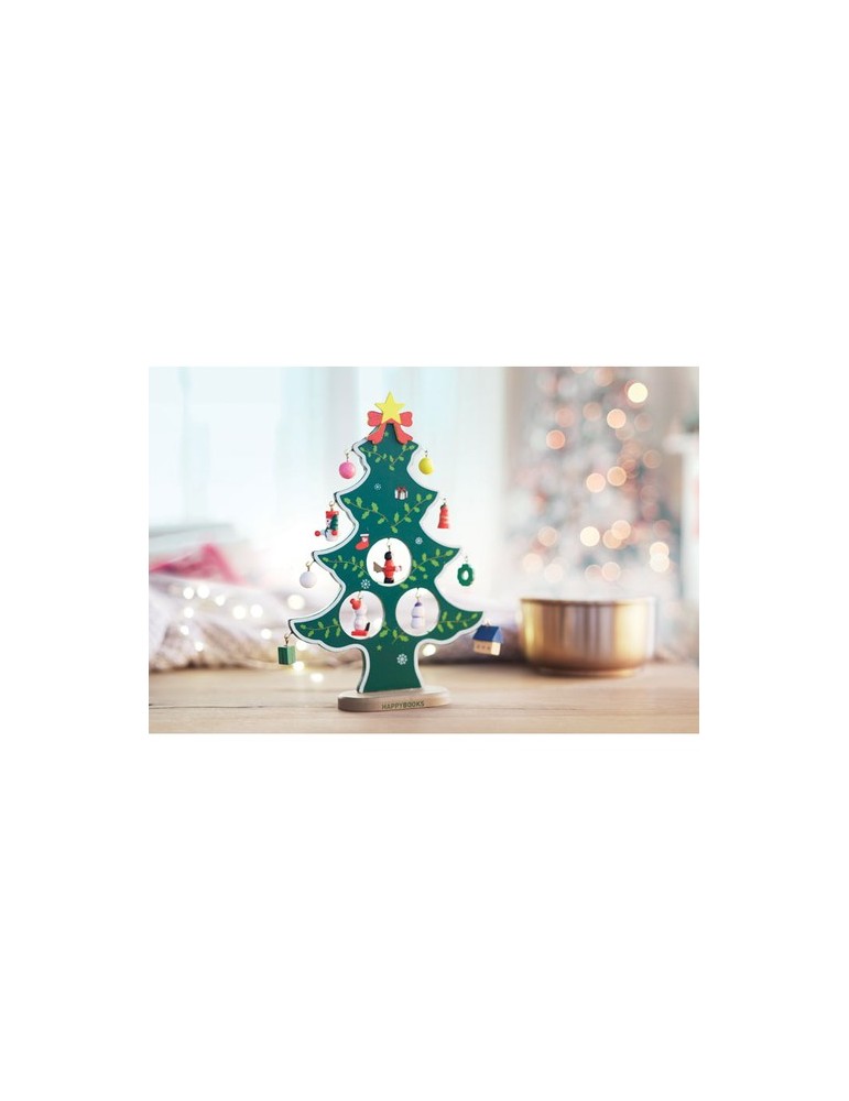 Sapin de Noël en Bois Personnalisé - WOODTREE Décoration pas cher