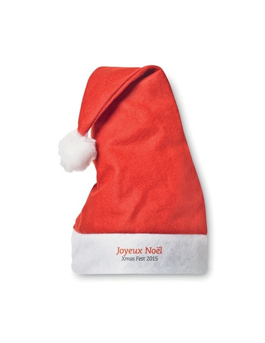 Chapeau de Noël BONO Festif publicitaire pas cher