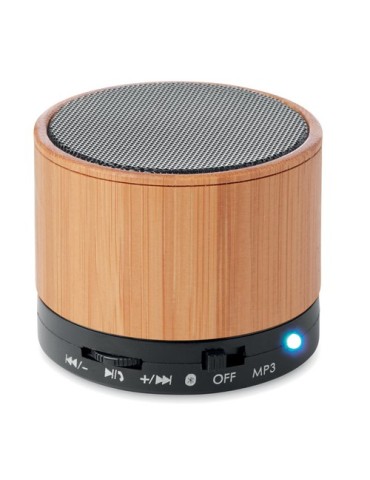 Haut-parleur sans fil Personnalisé en bambou - SOUND BAMBOO pas cher