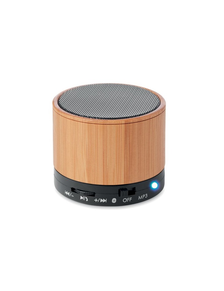Haut-parleur sans fil Personnalisé en bambou - SOUND BAMBOO pas cher