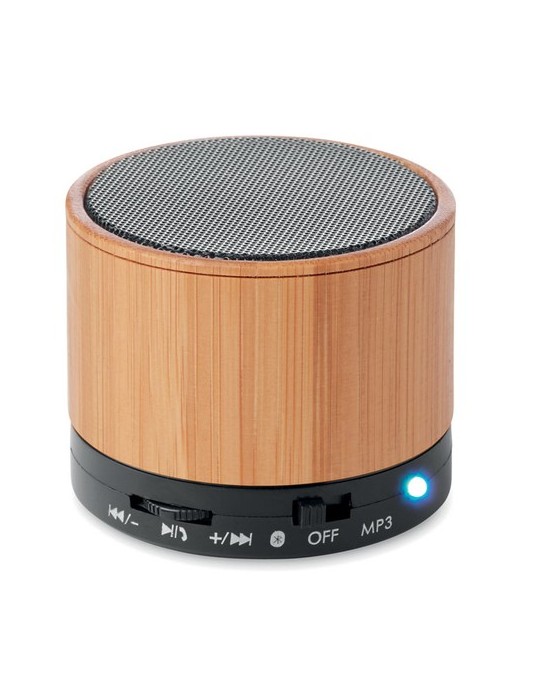 Haut-parleur sans fil Personnalisé en bambou - SOUND BAMBOO pas cher