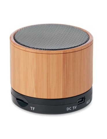 Haut-parleur sans fil Personnalisé en bambou - SOUND BAMBOO pas cher 2
