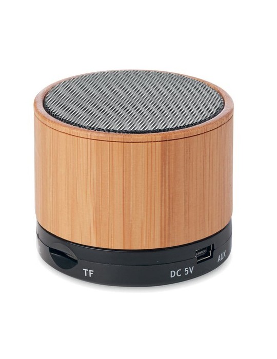 Haut-parleur sans fil Personnalisé en bambou - SOUND BAMBOO pas cher