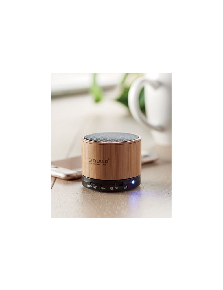 Haut-parleur sans fil Personnalisé en bambou - SOUND BAMBOO pas cher