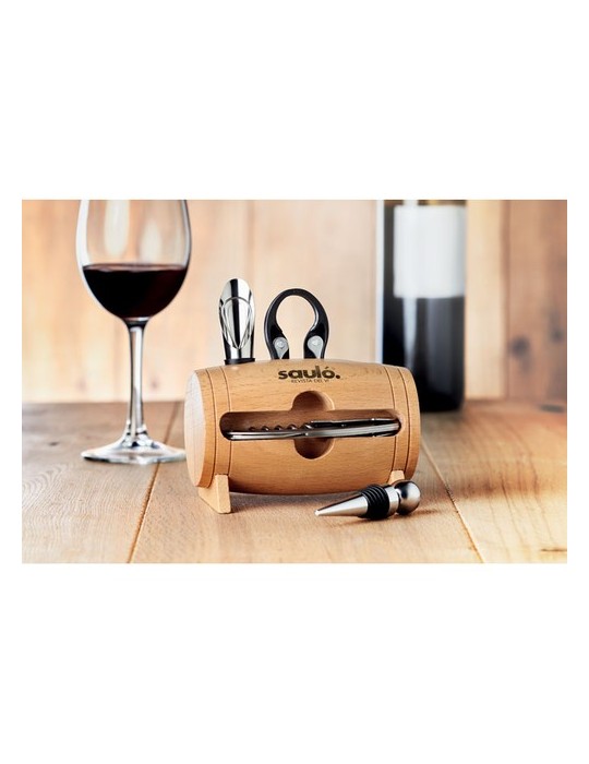 Pratique Mini Tonneau à Vin - Accessoires Personnalisés