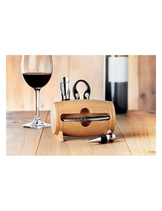 Pratique Mini Tonneau à Vin - Accessoires Personnalisés