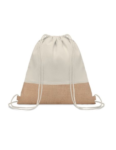 Pratique Sac à Cordon - Détails Jute