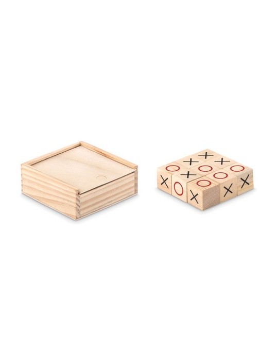 Personnalisable Jeu de Morpion en Bois