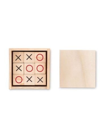 Personnalisable Jeu de Morpion en Bois 2