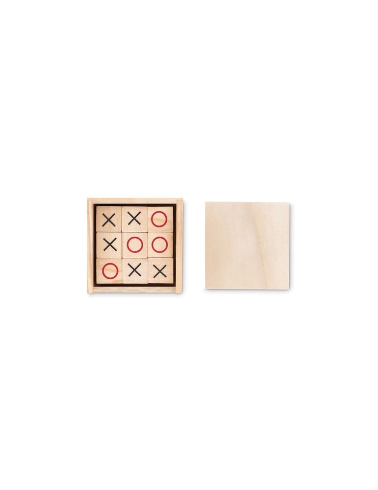 Personnalisable Jeu de Morpion en Bois
