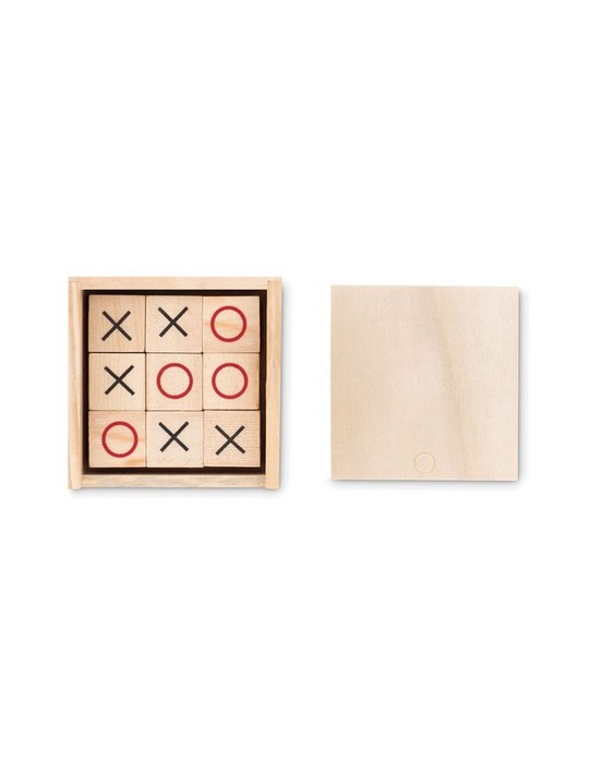 Personnalisable Jeu de Morpion en Bois