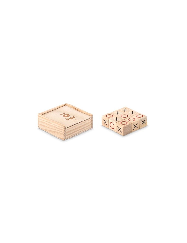 Personnalisable Jeu de Morpion en Bois