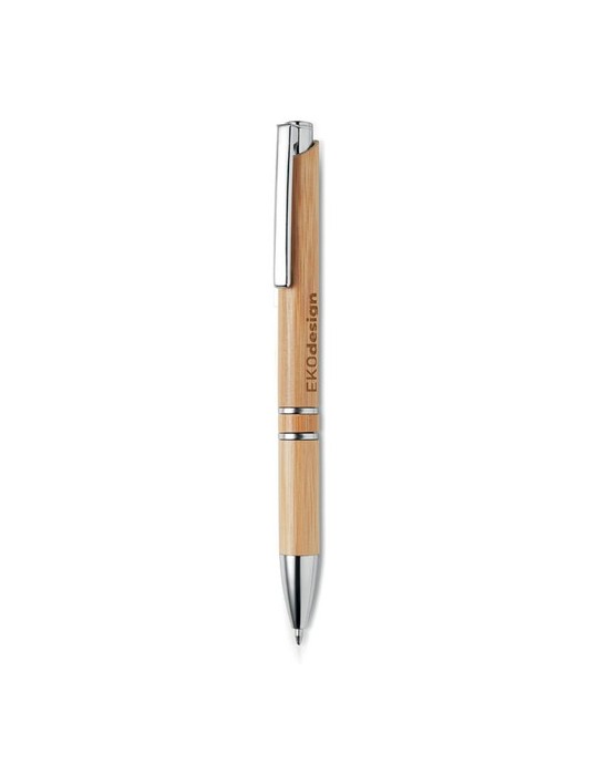 Personnalisable Stylo à Bille en Bambou -