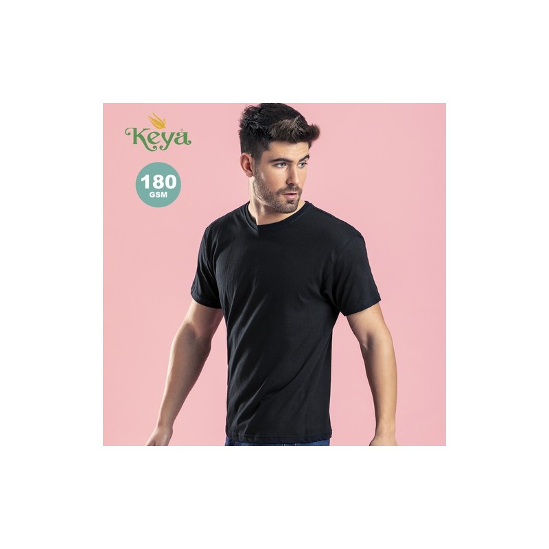 T-Shirt Adulte Personnalisable Couleur "keya" MC180-OE Matières : coton Taille textile : S Couleurs : rouge objet publicitaire r