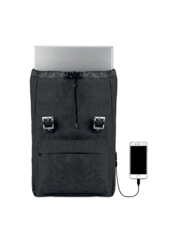 Personnalisé Sac à Dos USB - Polyester 600D RIGA 2