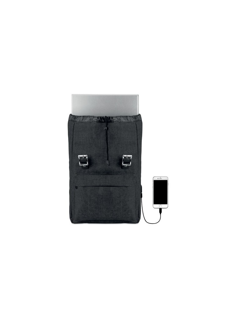 Personnalisé Sac à Dos USB - Polyester 600D RIGA