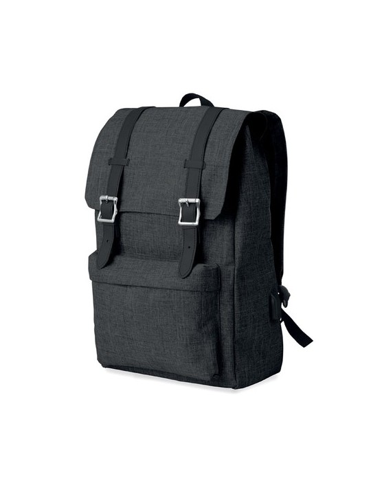 Personnalisé Sac à Dos USB - Polyester 600D RIGA
