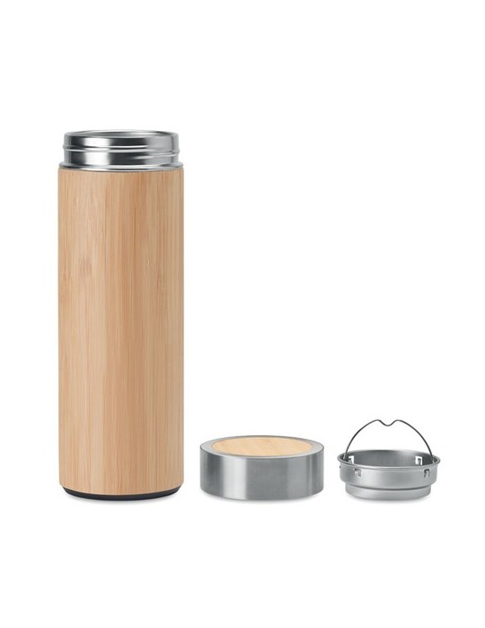 Personnalisée Gourde Isotherme en Bambou - BATUMI