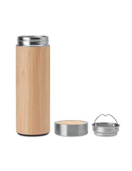 Personnalisée Gourde Isotherme en Bambou - BATUMI