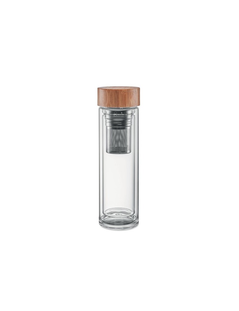 Personnalisée Gourde Isotherme en Verre - 400ml Batumi