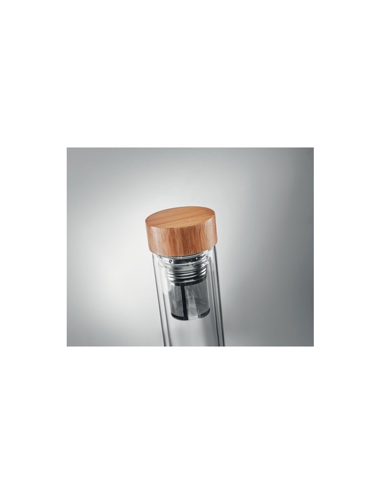 Personnalisée Gourde Isotherme en Verre - 400ml Batumi